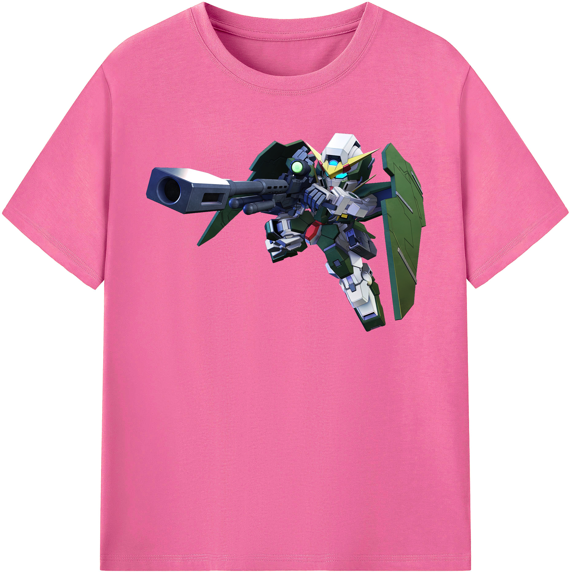 （画像用） 機動戦士ガンダム Mobile Suit Gundam レディースカジュアルプリントTシャツ（綿100％）